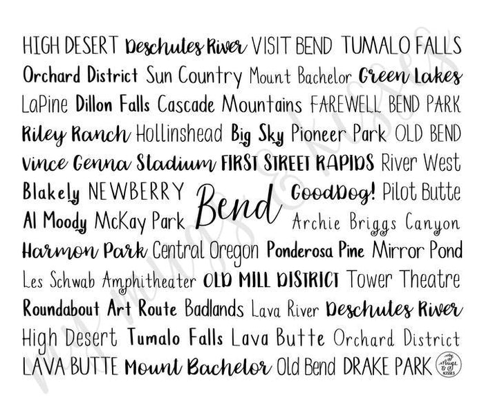 Bend, OR Travel Mug