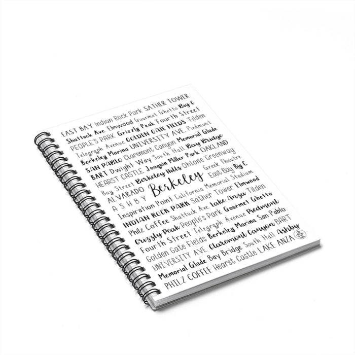 Berkeley, CA Spiral Notebook