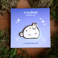 Big Round Bunny Enamel Pin