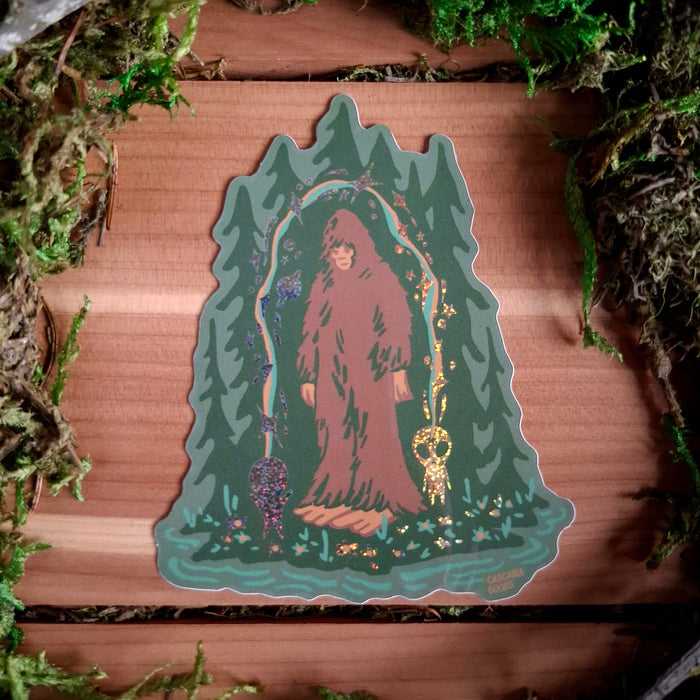 Bigfoot Holographic Vinyl Sticker