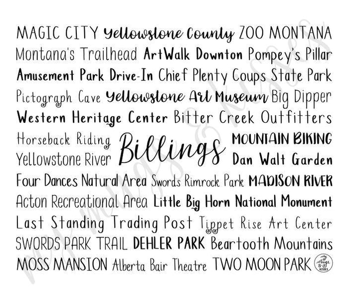 Billings, MT Travel Mug