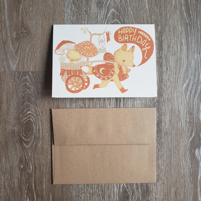 Birthday Forager Greeting Card