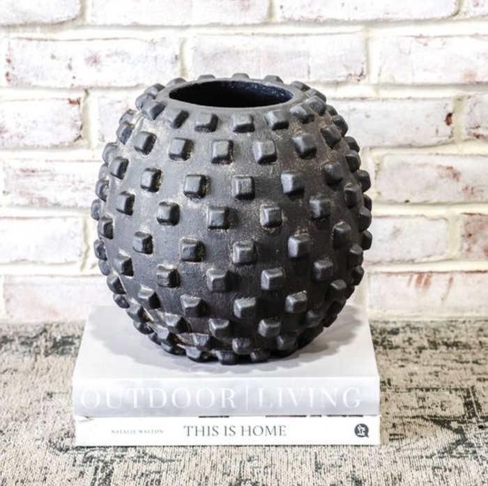 Black Geo Planter