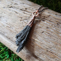 Black Kyanite in Copper Pendant