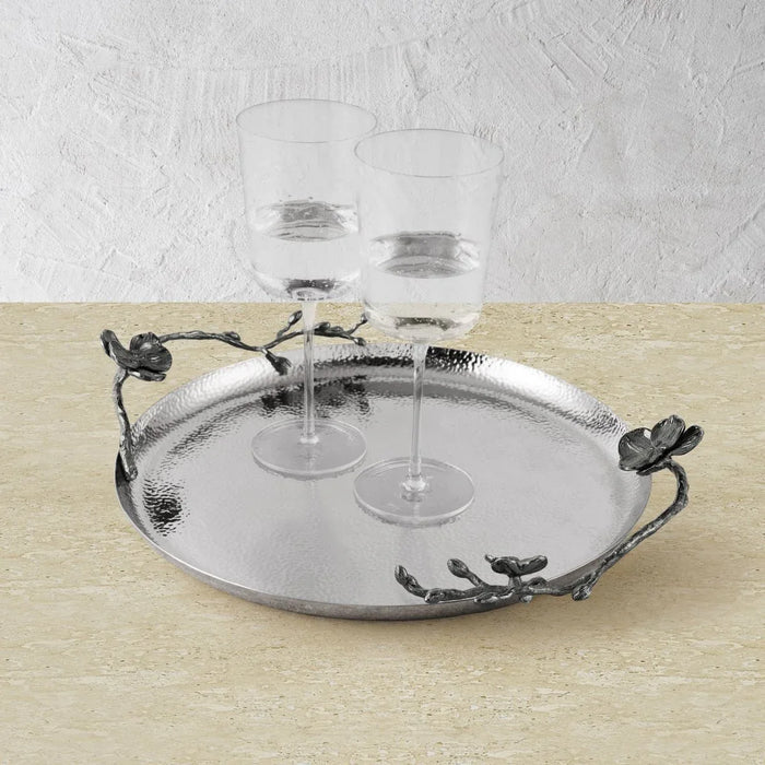 Michael Aram Black Orchid Round Tray