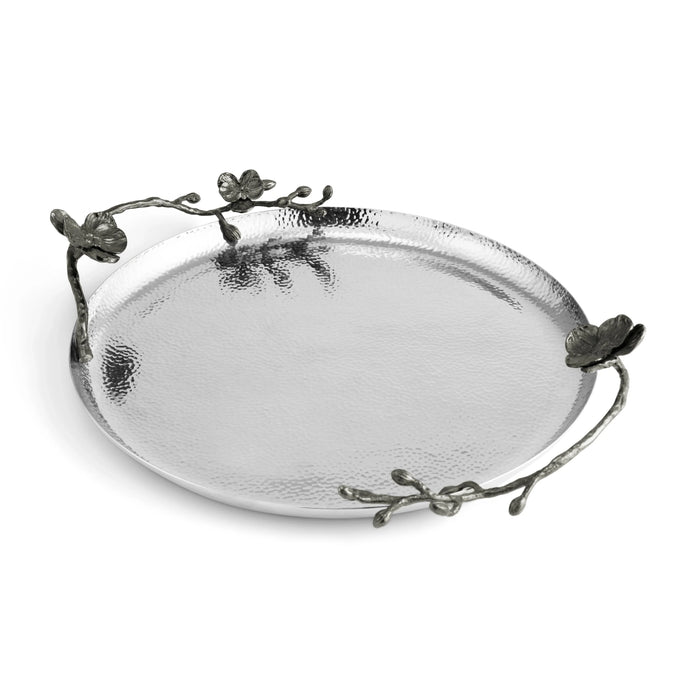 Michael Aram Black Orchid Round Tray