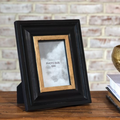 Black Wood Photo Frame 6x4