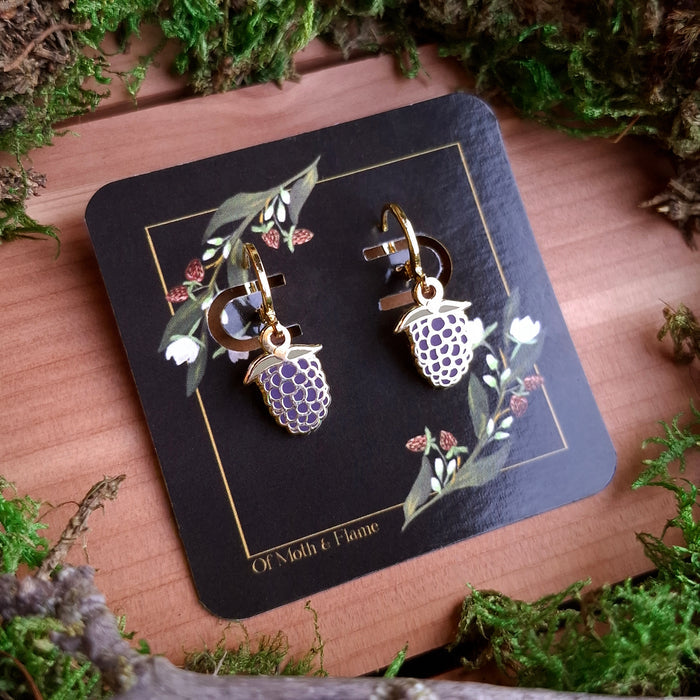 Blackberry Charm Earrings