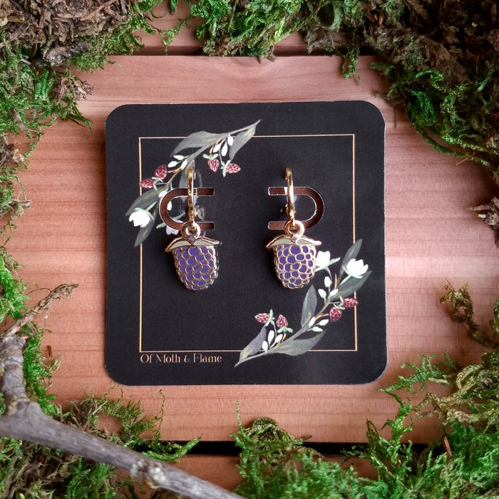Blackberry Charm Earrings