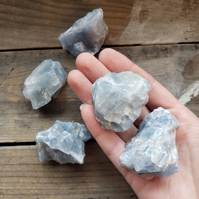 Blue Calcite Piece