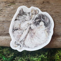 Bone Cat Vinyl Sticker