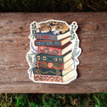 Books & Cats Vinyl Sticker