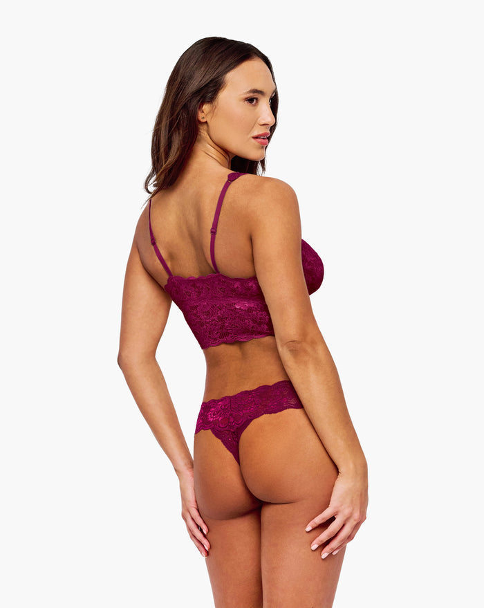 Roja Bralette - Never Say Never Bralette Tipo Top Escotado