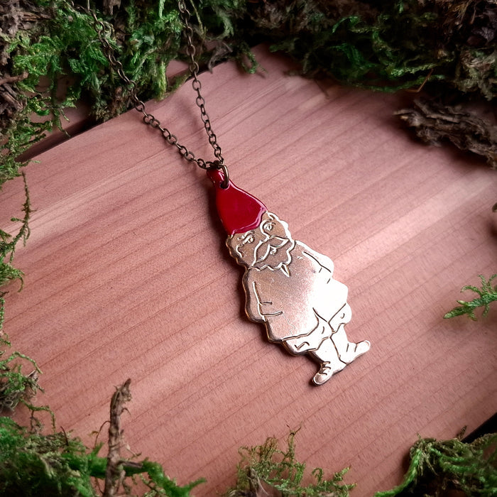Brass Gnome Pendant