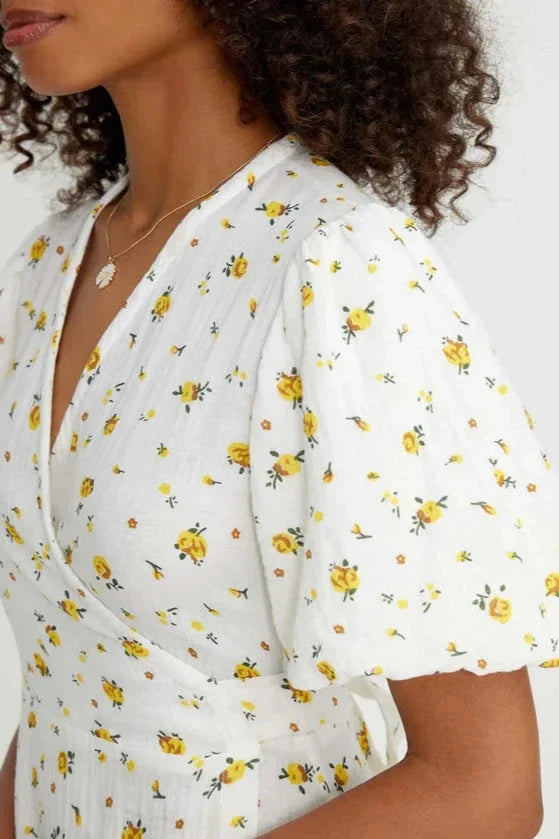 Brit & Boho™️ Aria I Cotton Floral Midi Dress Brit & Boho | Fashion & Boutique