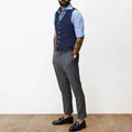 Brit & Boho™️ | Ashton - Men's Slim Cotton-Linen Vest Brit & Boho | Fashion & Boutique