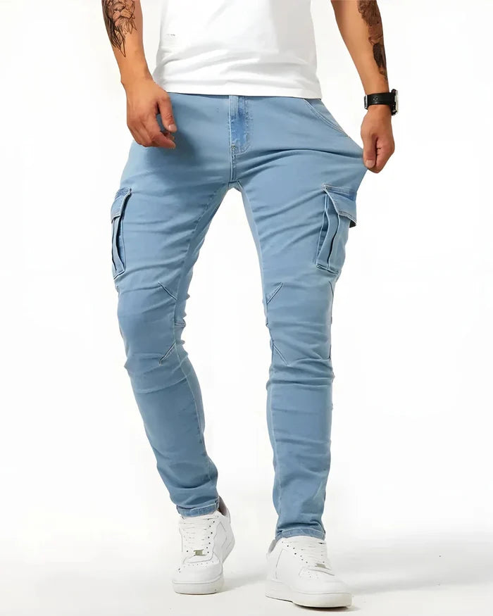 Brit & Boho™️ | Basic Cargo Stretch Pants Brit & Boho | Fashion & Boutique