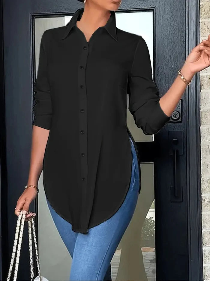 Brit & Boho™ I Camila Split Button Front Shirt Brit & Boho | Fashion & Boutique