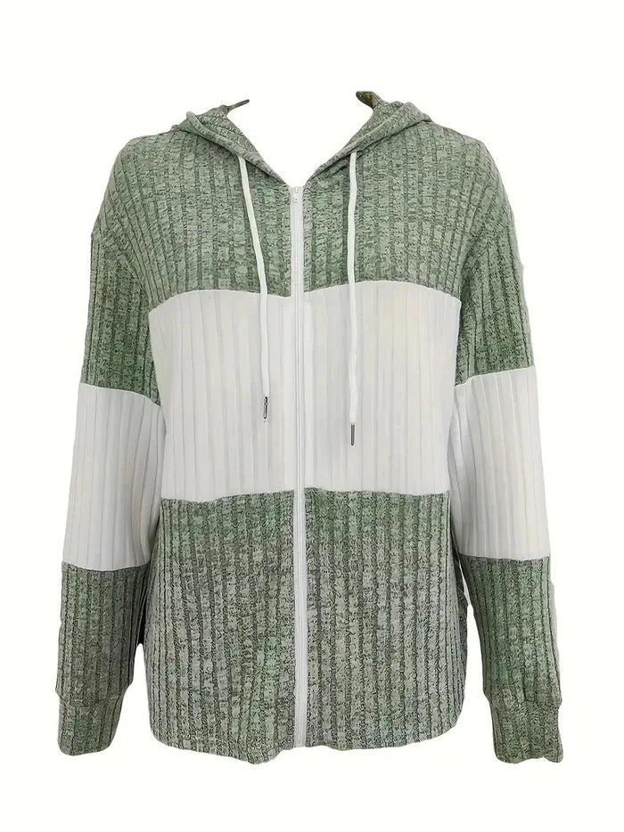 Brit & Boho™ I Celyn Casual Long Sleeve Rib Knit Sweatshirt Brit & Boho | Fashion & Boutique