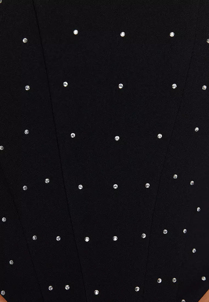 Brit & Boho™ I Danica Embellished Cropped Bustier Brit & Boho | Fashion & Boutique