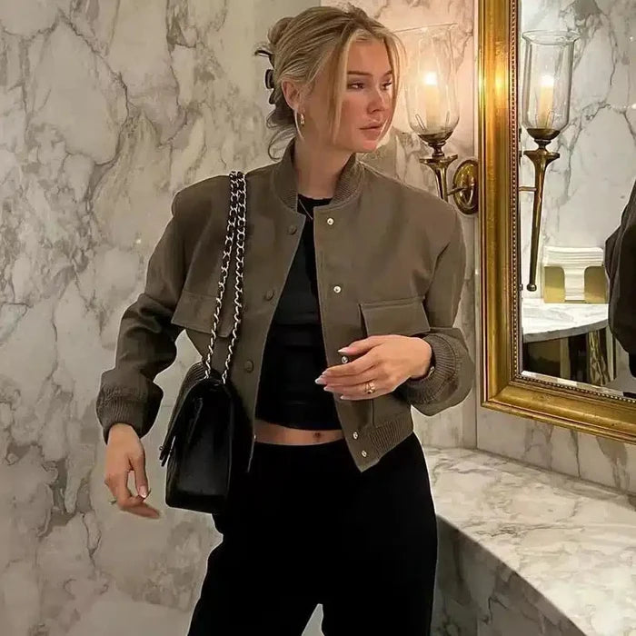Brit & Boho™️ I Jenny Bomber Jacket Brit & Boho | Fashion & Boutique