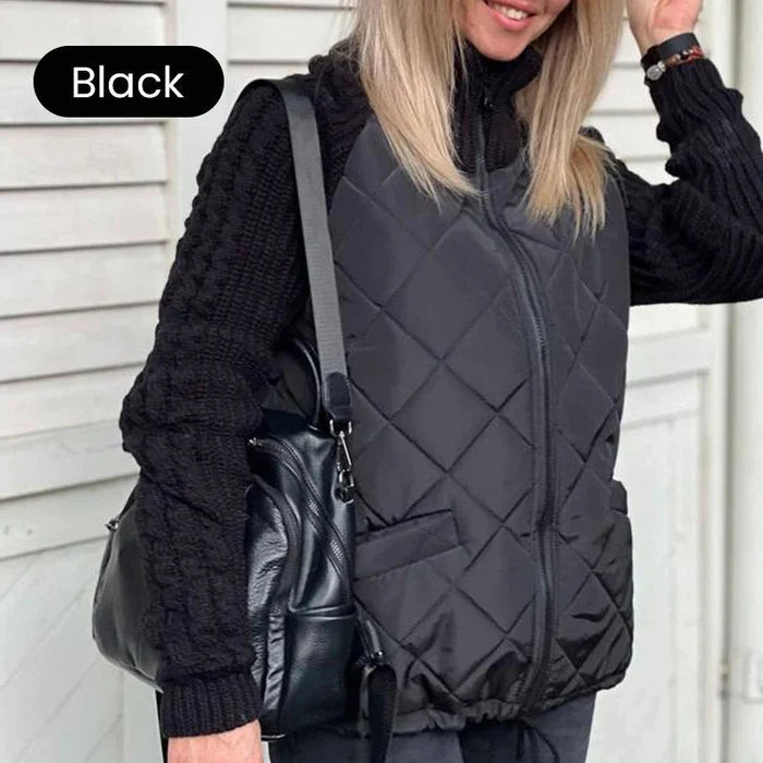 Brit & Boho™ I Madon Knit Patchwork Puffy Jacket Brit & Boho | Fashion & Boutique
