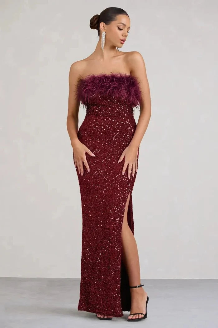 Brit & Boho™ I Old Money Bodycon Sequin Dress Brit & Boho | Fashion & Boutique