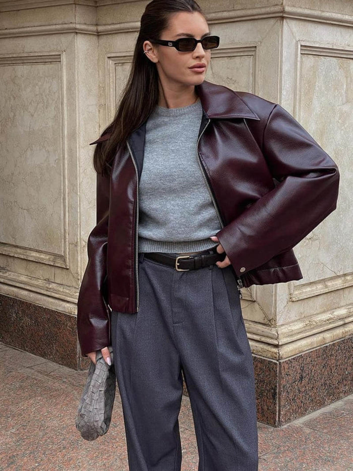 Brit & Boho™️ I Sorrea Leather Jacket Brit & Boho | Fashion & Boutique
