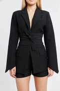 Brit & Boho™ I Stefy Muse Blazer With Additional Belts Brit & Boho | Fashion & Boutique