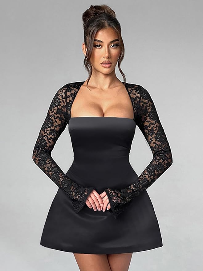 Brit & Boho™ I Zoey Black Mini Dress Brit & Boho | Fashion & Boutique