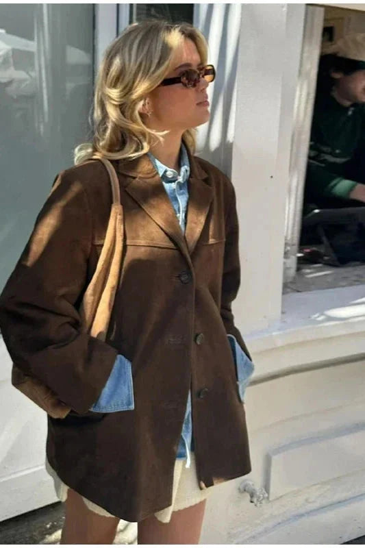 Brit & Boho™️ Matilda I Brown Suede Jacket Brit & Boho | Fashion & Boutique
