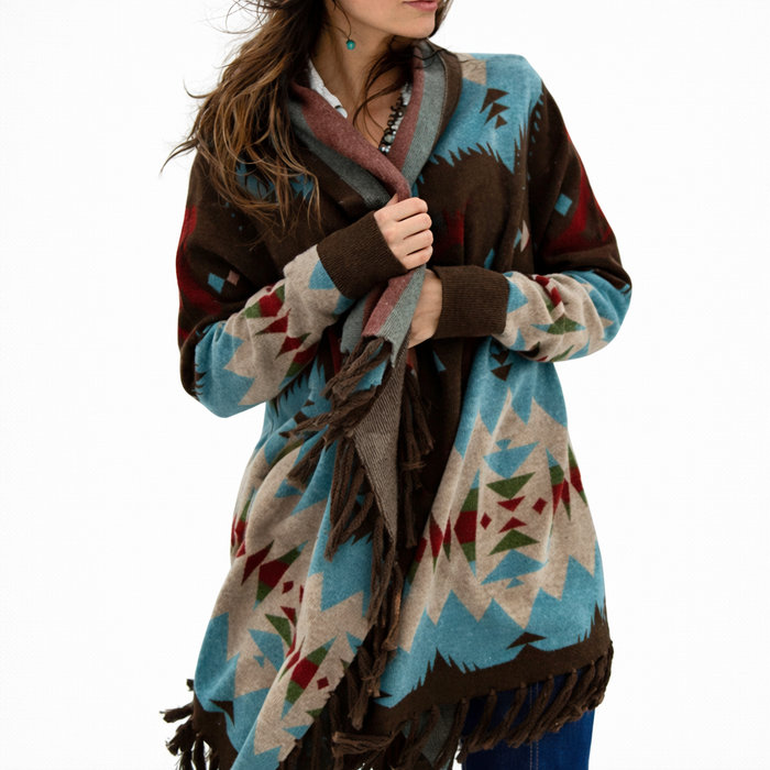 Brit & Boho™ | Odessa Elegant retro cardigans with fringes