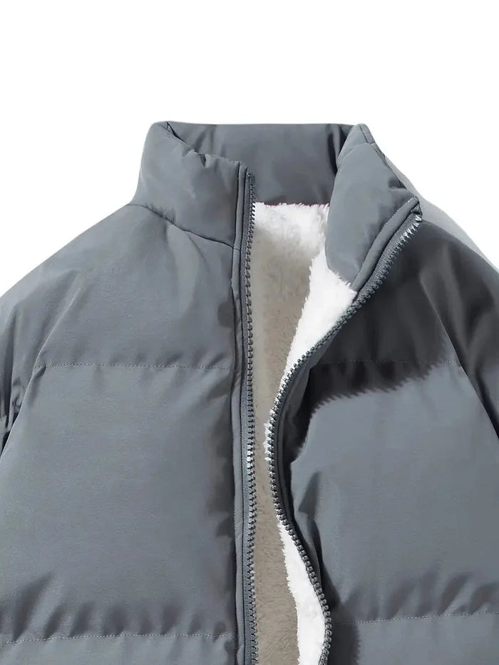 Brit & Boho™️ | Sam's Stylish Fleece Puffer Brit & Boho | Fashion & Boutique