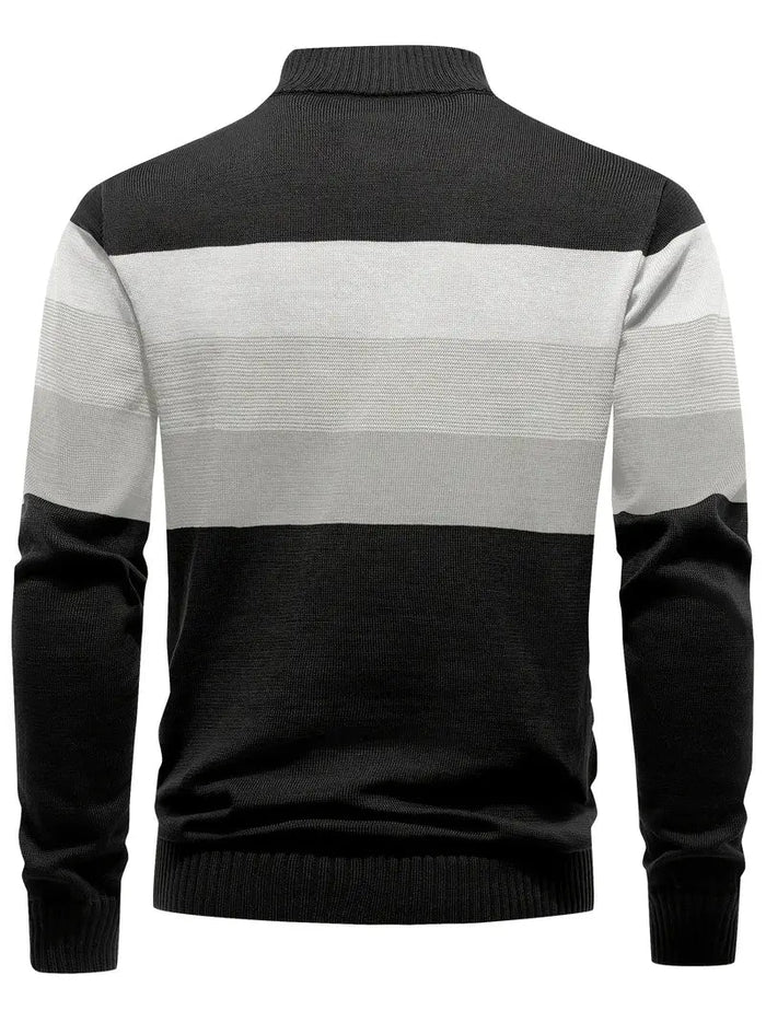 Brit & Boho™️ | The Luxe Colorblock Quarter Zip Brit & Boho | Fashion & Boutique