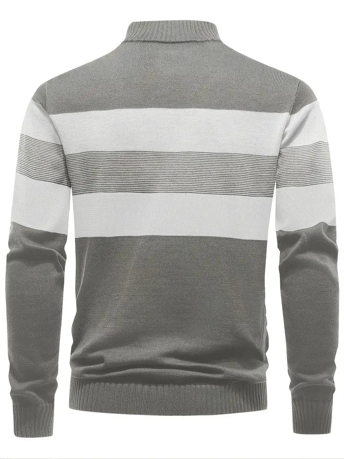 Brit & Boho™️ | The Luxe Colorblock Quarter Zip Brit & Boho | Fashion & Boutique