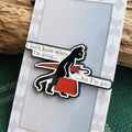 "... But I'm Gay" Black Cat Enamel Pin