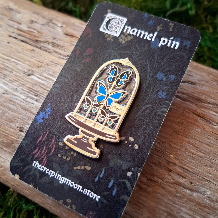 Butterfly Dome Enamel Pin