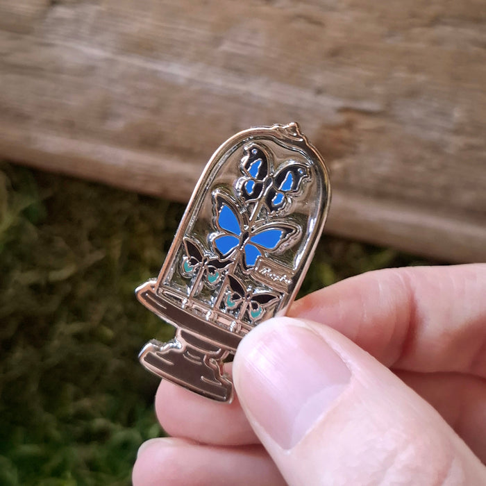 Butterfly Dome Enamel Pin