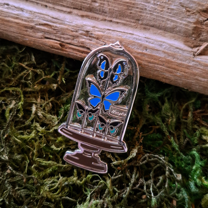 Butterfly Dome Enamel Pin
