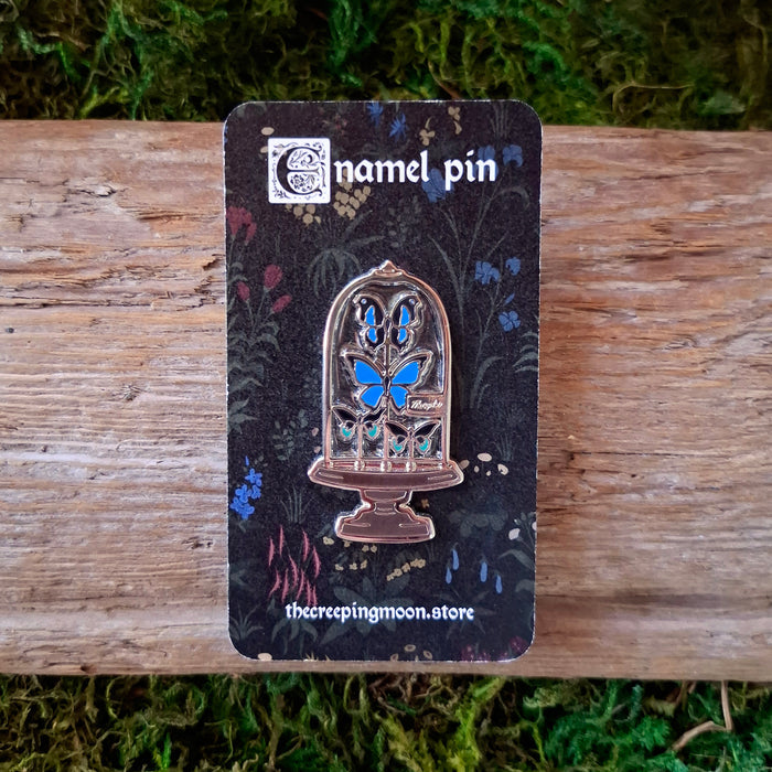 Butterfly Dome Enamel Pin