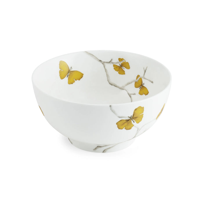 Michael Aram Butterfly Ginkgo Porcelain Serving Bowl