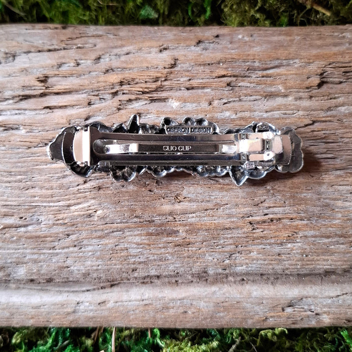 Butterfly Pewter Hair Barrette
