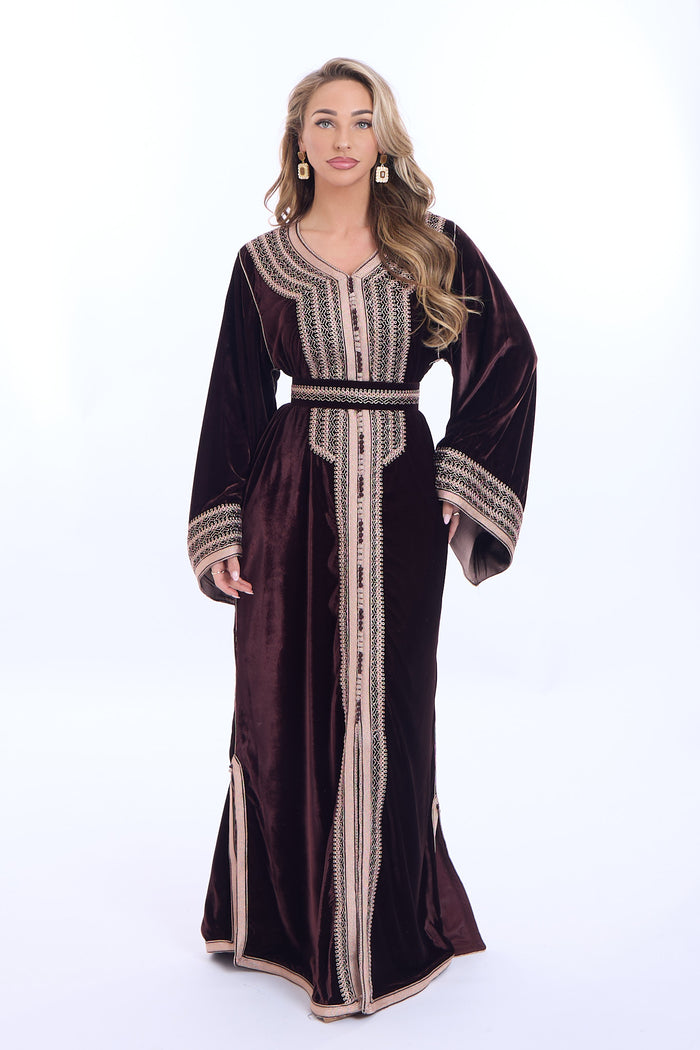 Caftan Huda Brown