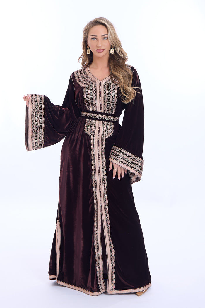 Caftan Huda Brown