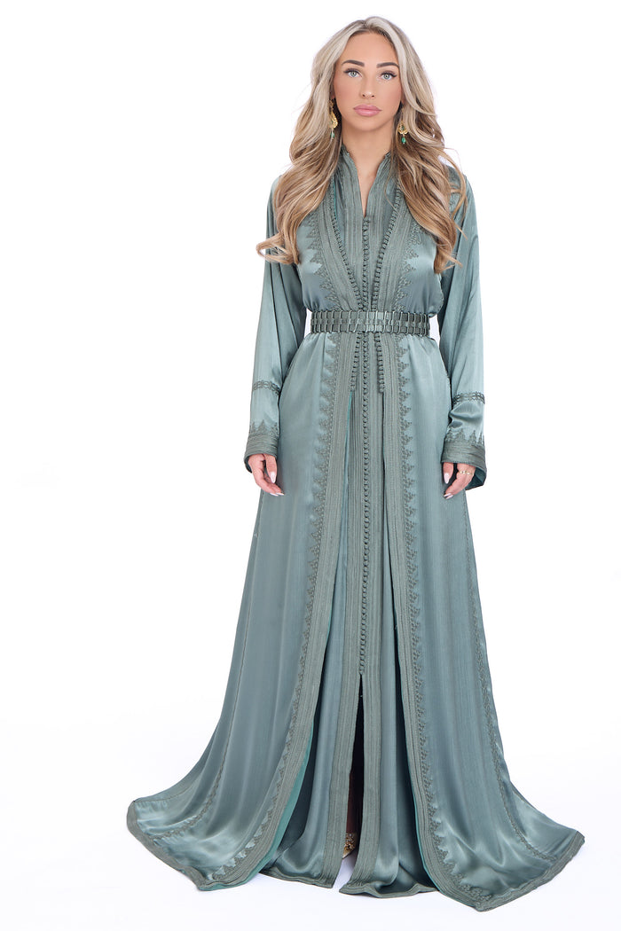 Caftan Mervat Olivegreen