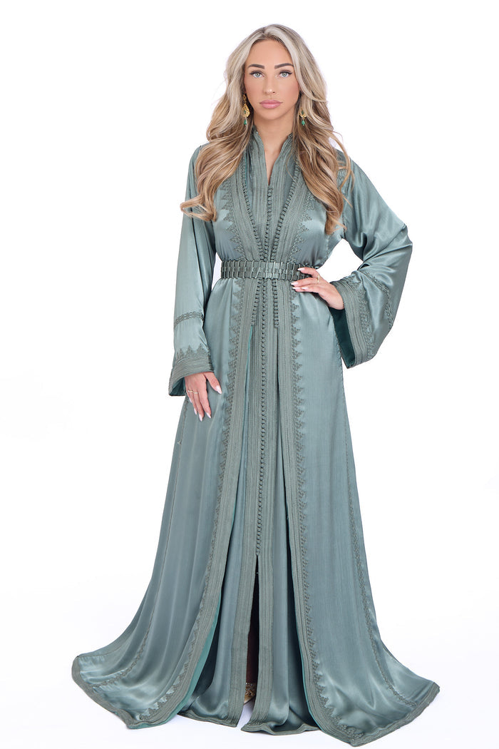 Caftan Mervat Olivegreen