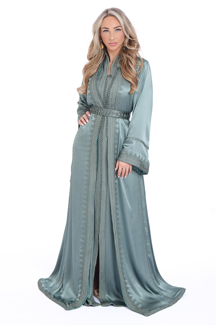 Caftan Mervat Olivegreen