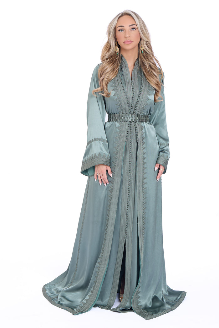 Caftan Mervat Olivegreen