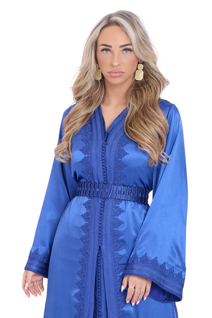 Caftan Mervat Oxfordblue
