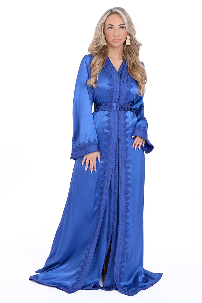 Caftan Mervat Oxfordblue
